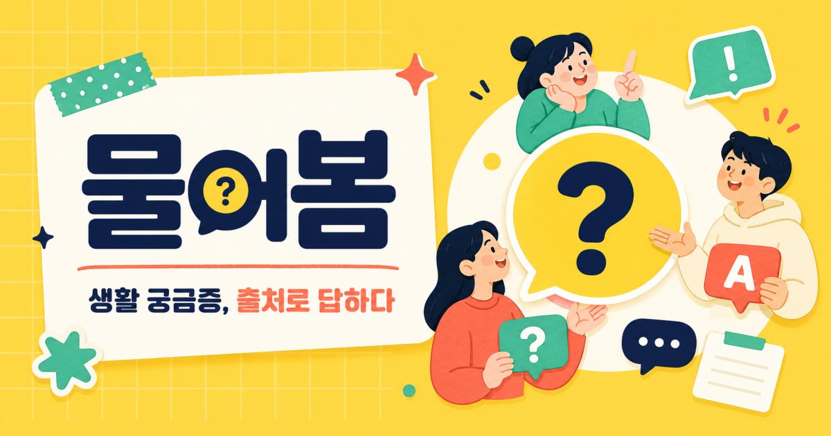물어봄 website screenshot