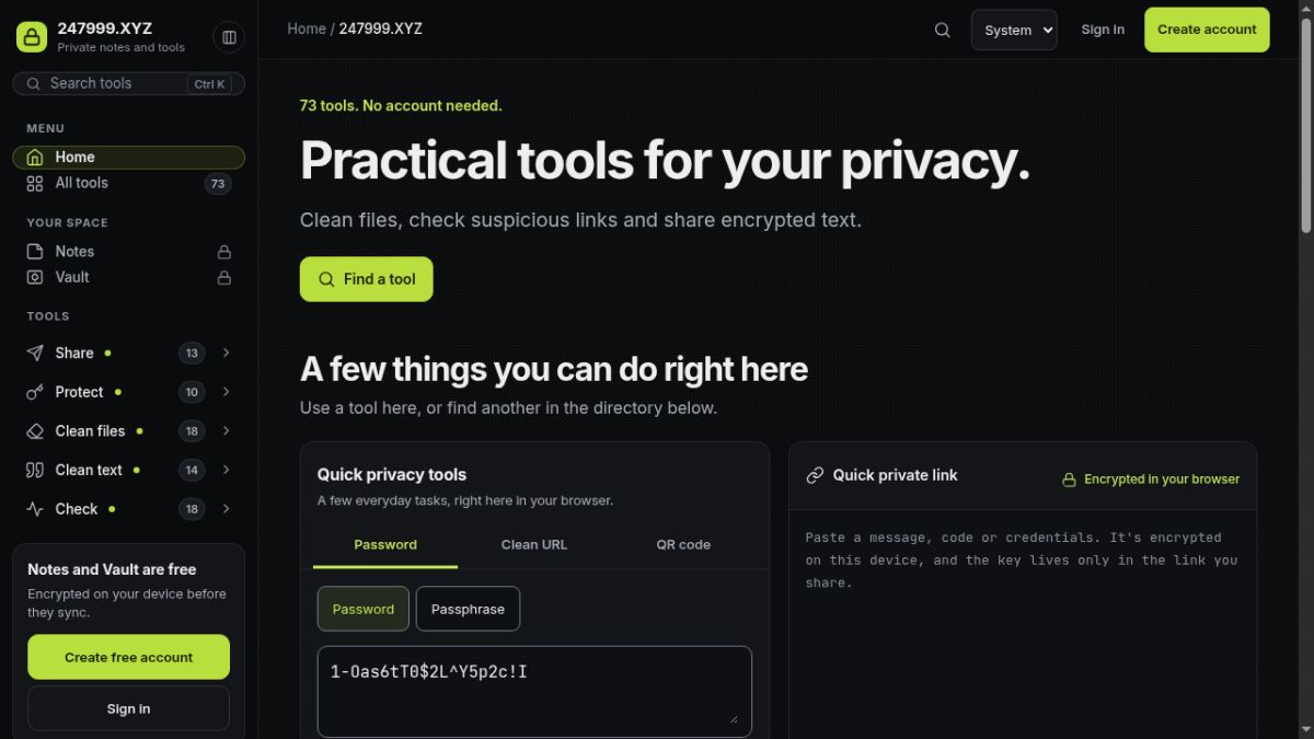 247999.XYZ website screenshot