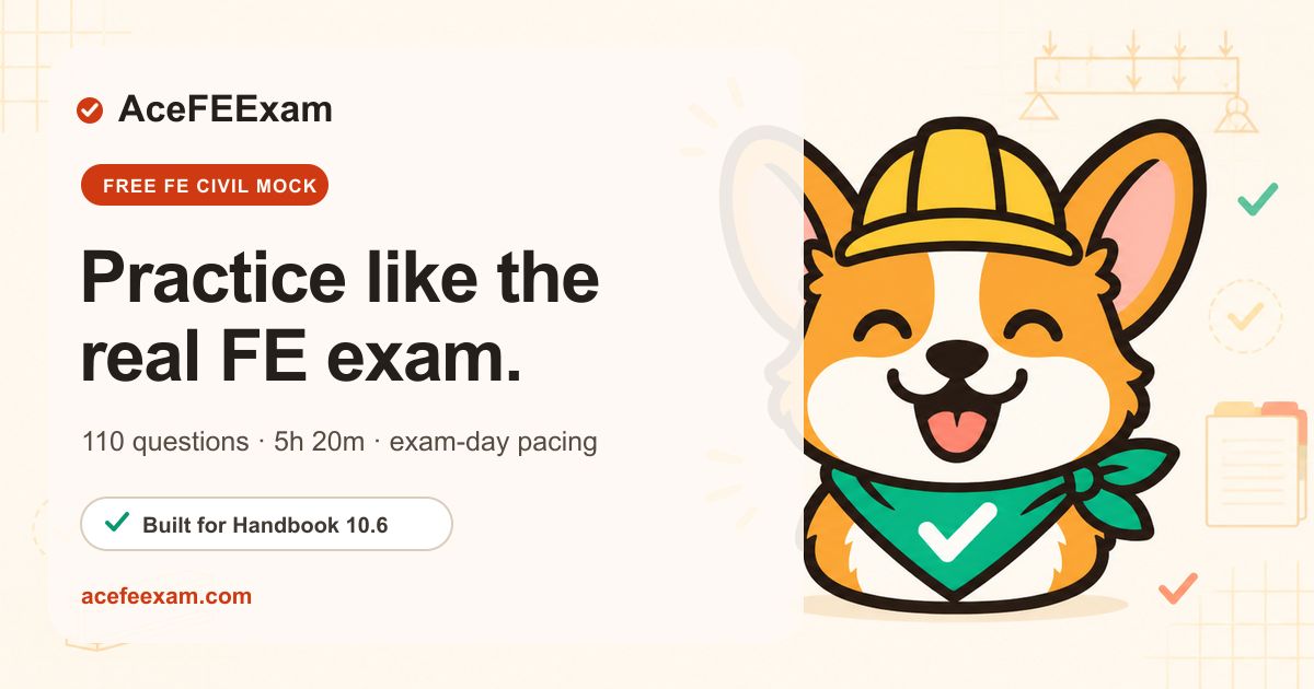 AceFEExam website screenshot