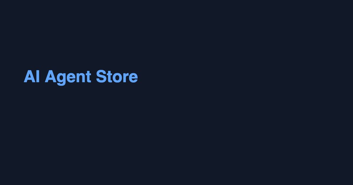 AI Agent Store: launch, discover, and monetize AI agents website screenshot