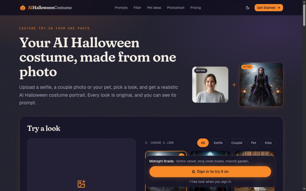 AI Halloween Costume screenshot