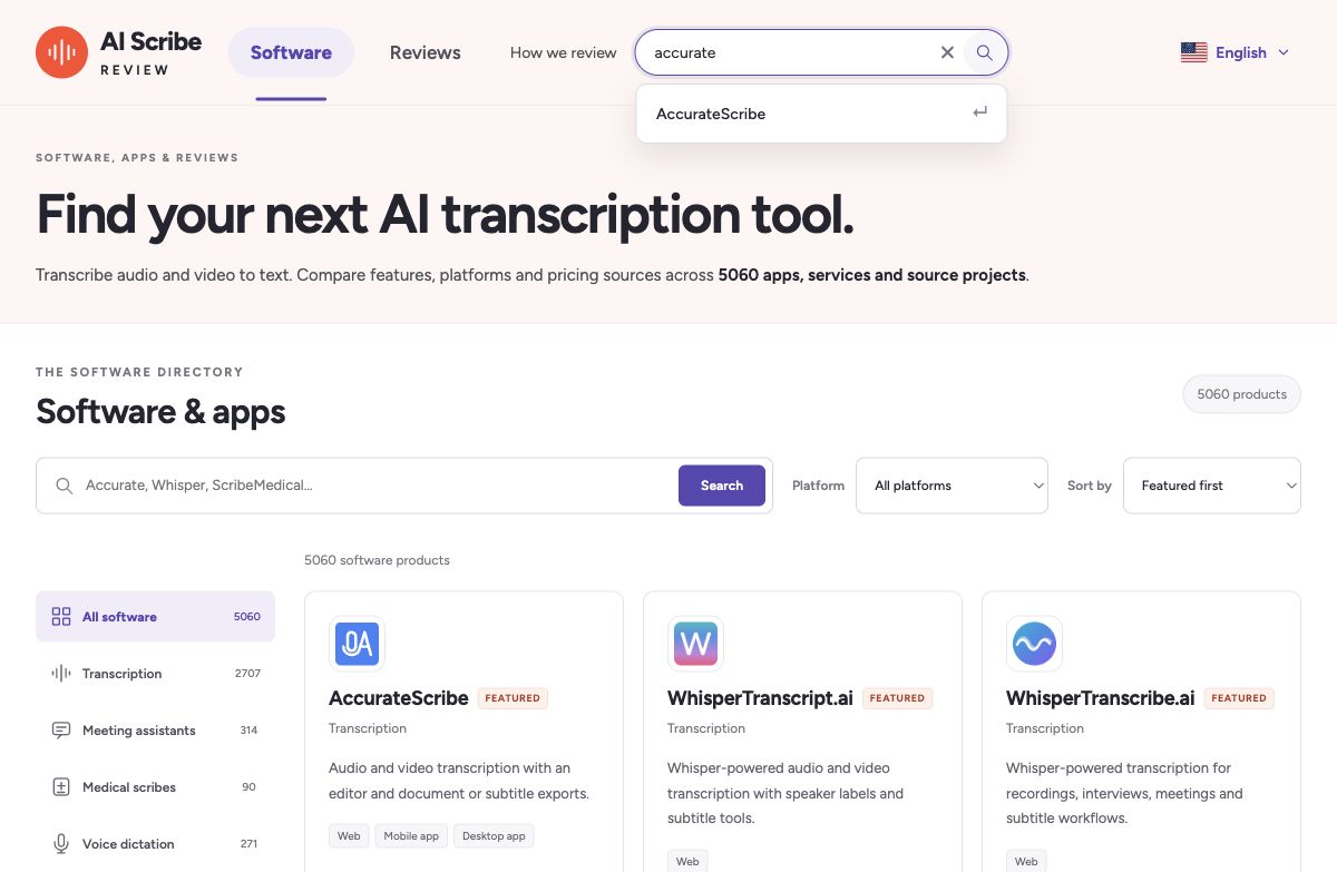 AI Scribe Review screenshot
