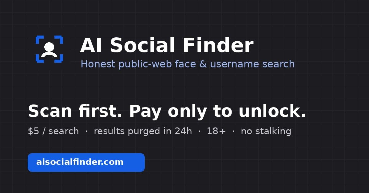 AI Social Finder screenshot