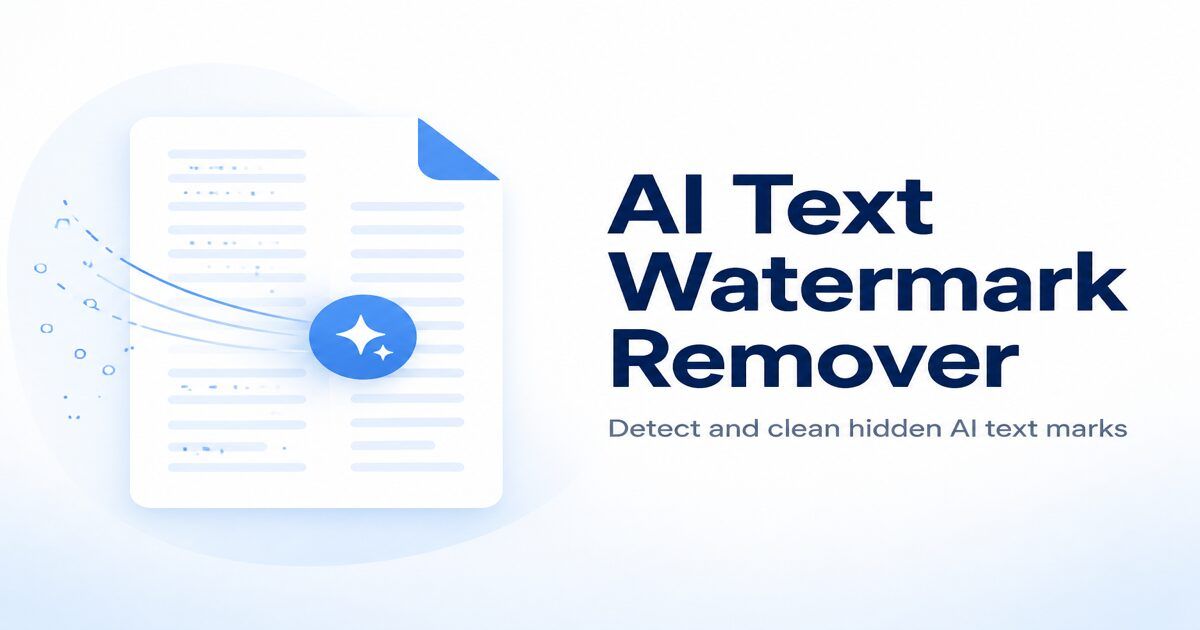 AI Text Watermark Remover screenshot