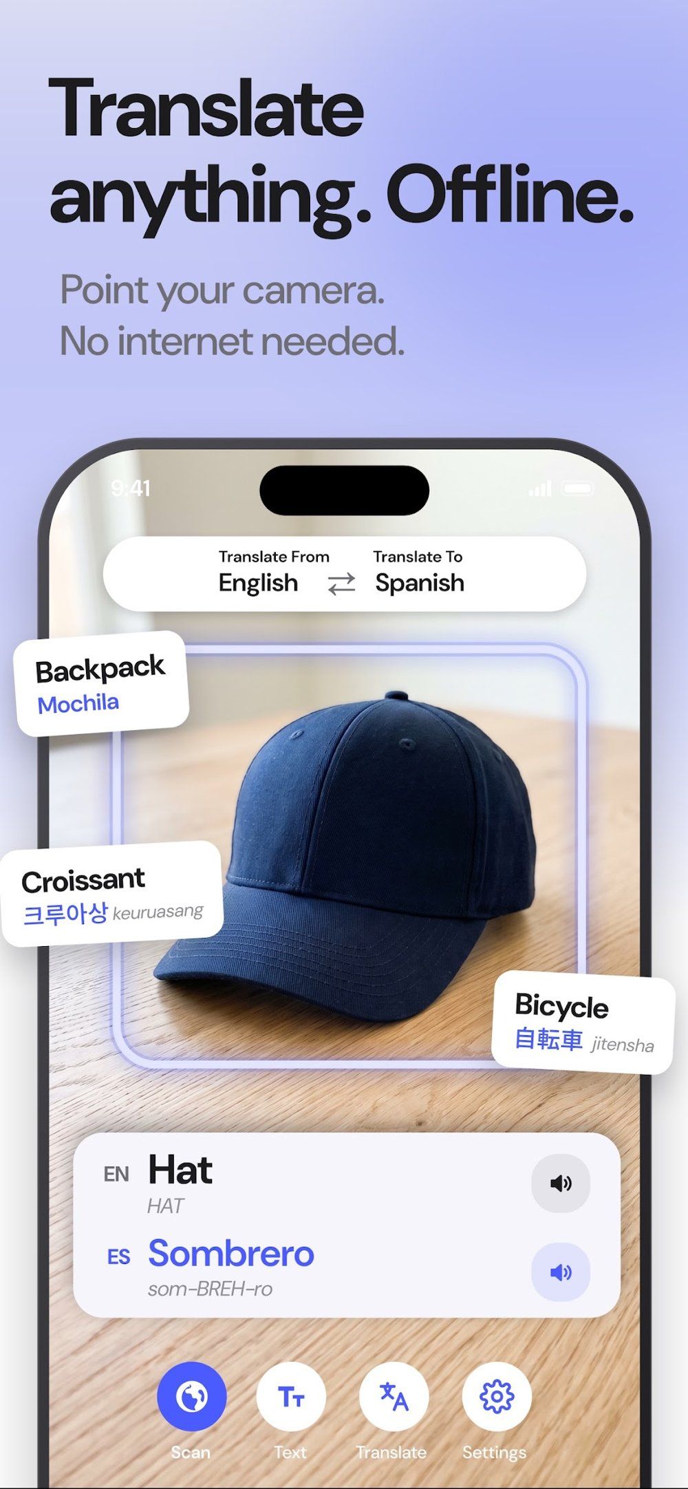 AI Translator: Voice & Camera screenshot