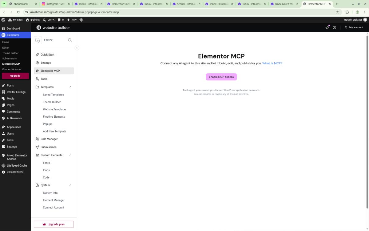 Ai Web for Elementor screenshot