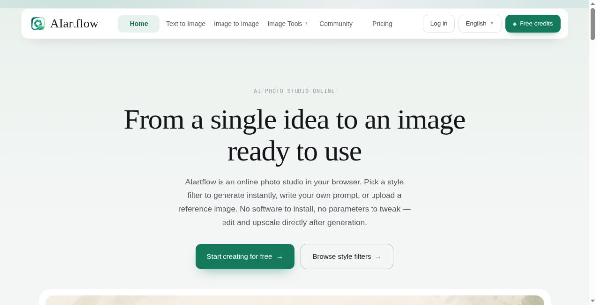 AIArtFlow screenshot