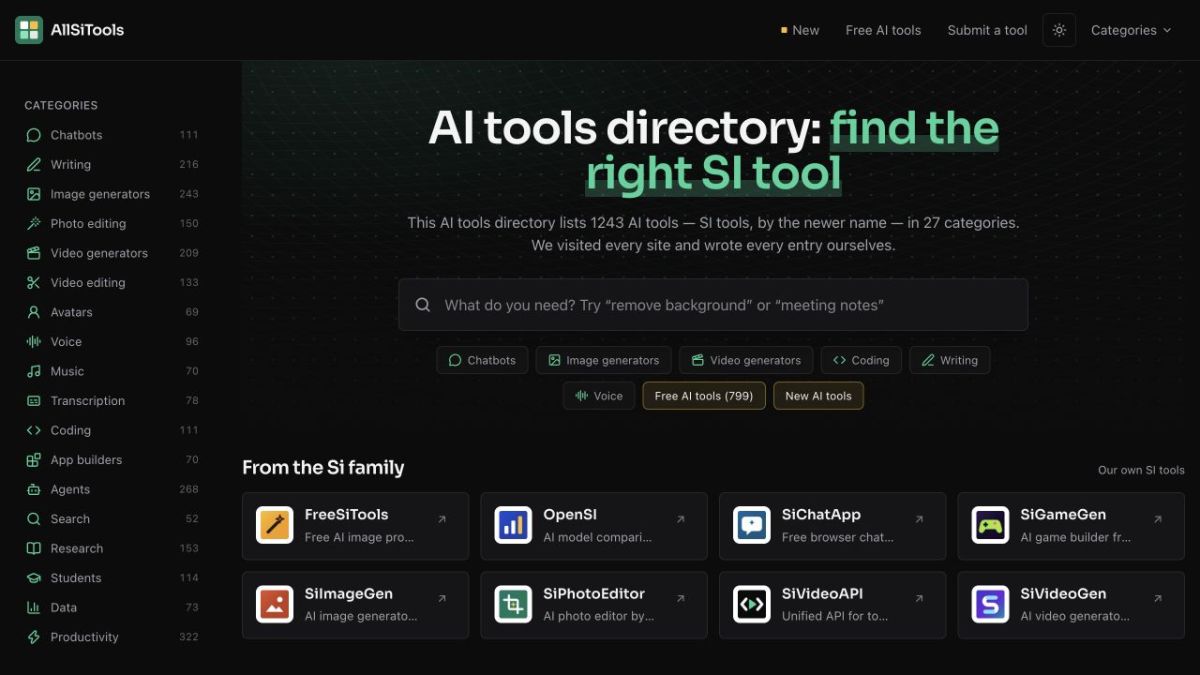 AllSiTools screenshot