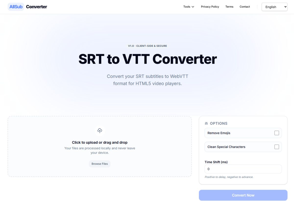 AllSubConverter website screenshot