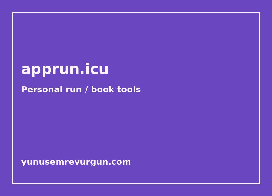 AppRun screenshot