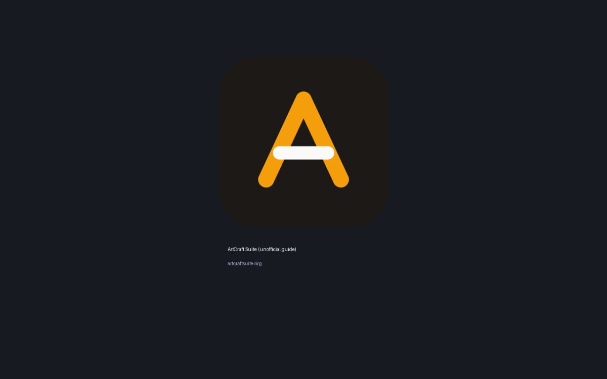 ArtCraft Suite (unofficial guide) screenshot