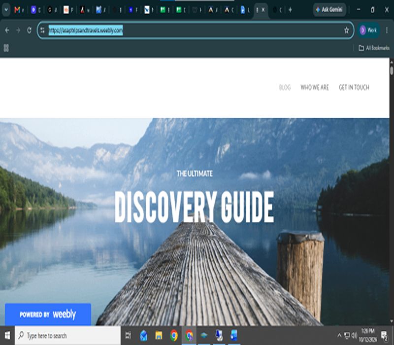 asaptripsandtravels website screenshot