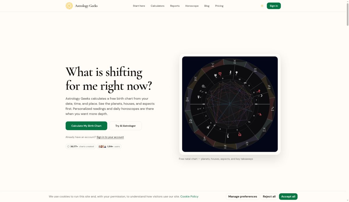 Astrology Geeks screenshot