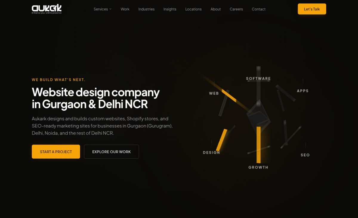 Aukark website screenshot