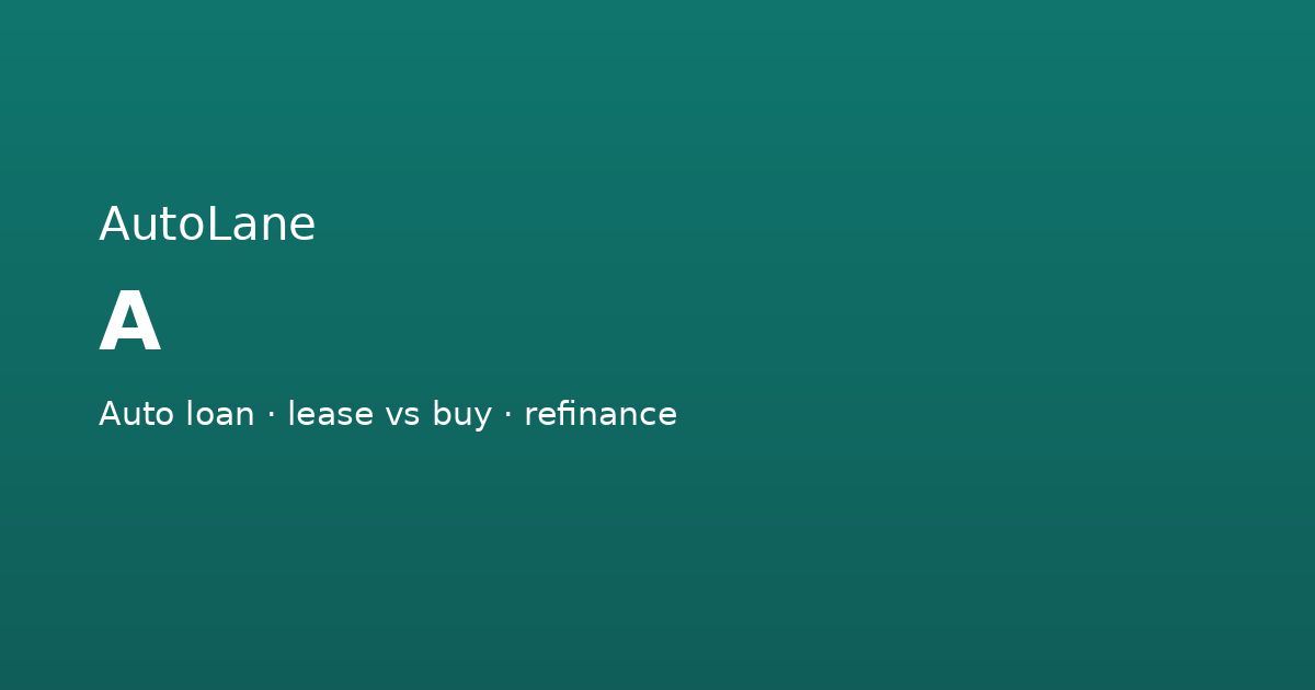 Auto Loan Calculators screenshot