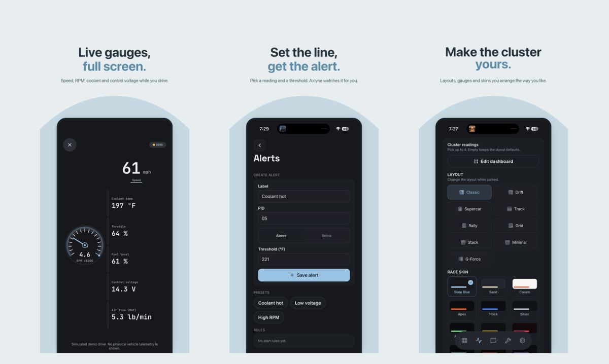 Axlyne: OBD2 Car Scanner screenshot