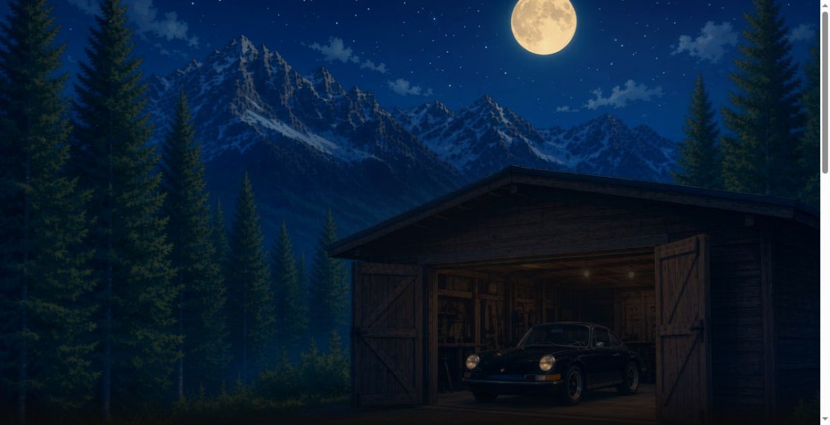 BC Garage website screenshot