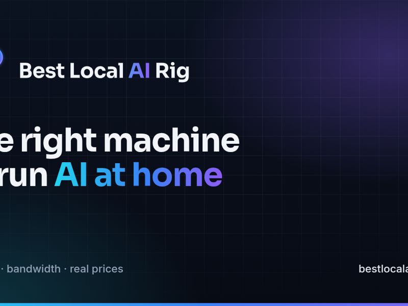 Best Local AI Rig screenshot