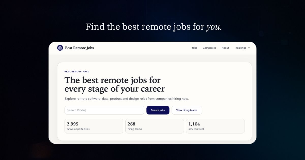 Best Remote JobsB website screenshot