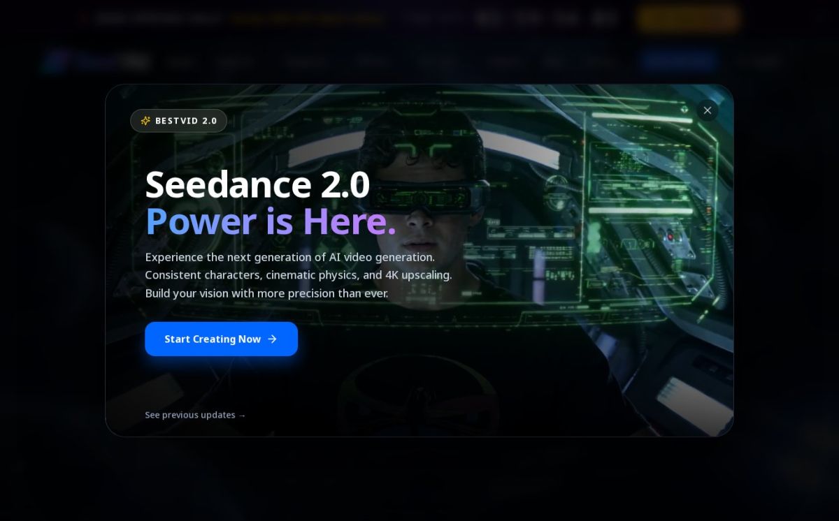 BestVid website screenshot