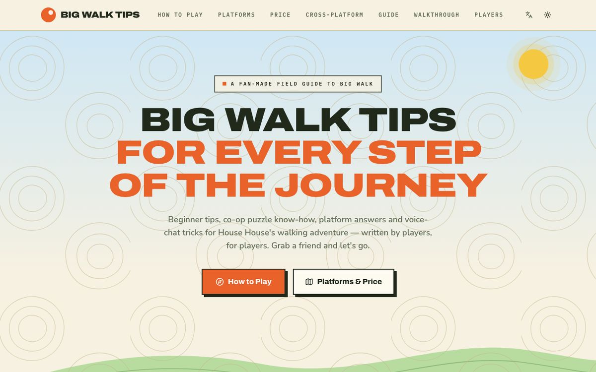 Big Walk Tips screenshot