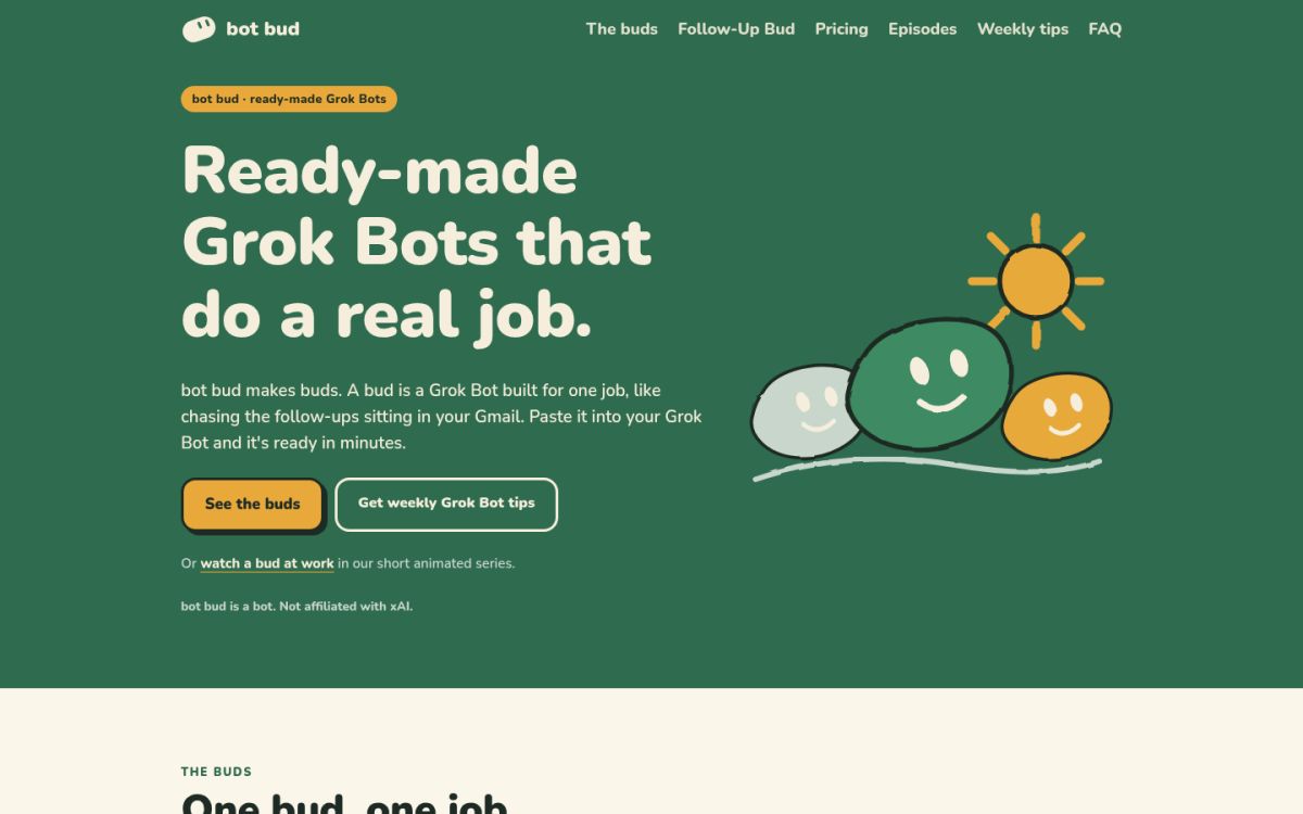 bot bud screenshot