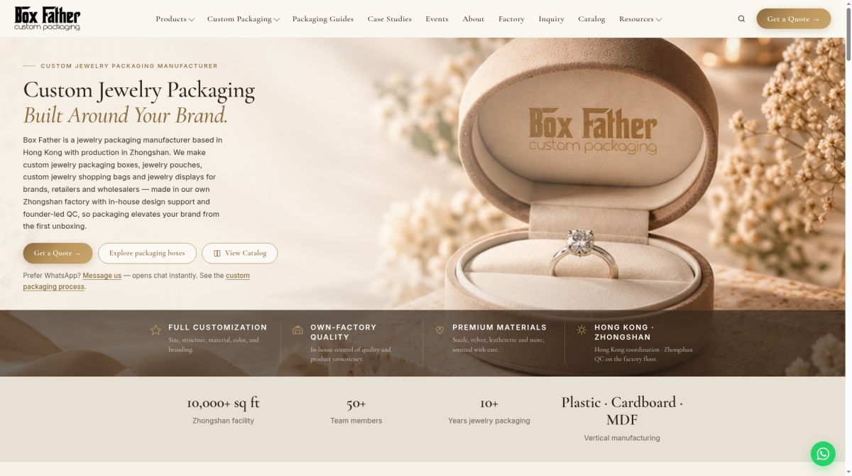 Box Father Company Limited website screenshot