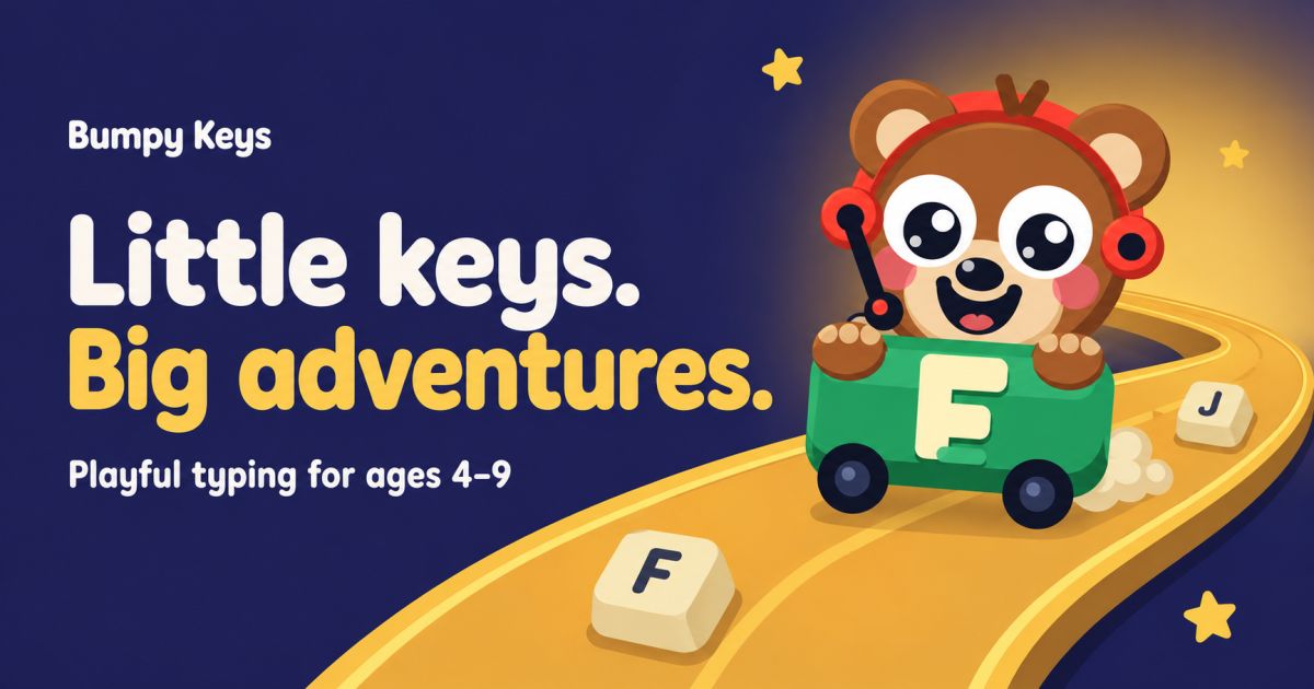 Bumpy Keys website screenshot