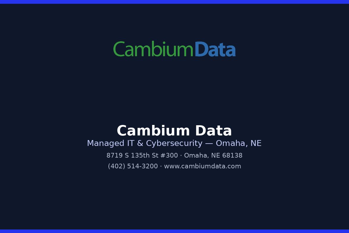 Cambium Data screenshot