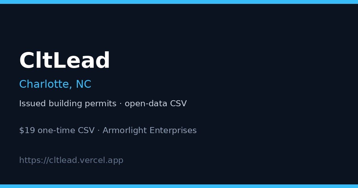 CltLead website screenshot