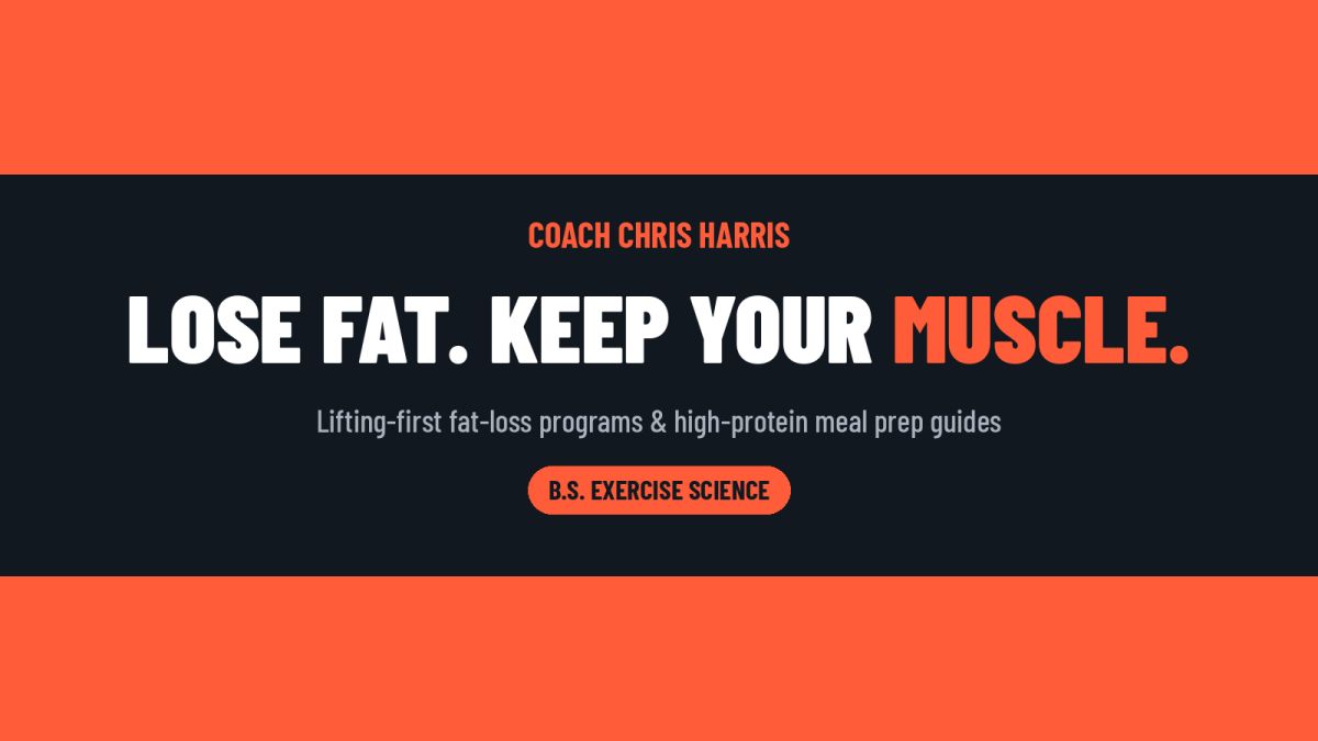 Coach Chris Harris website screenshot