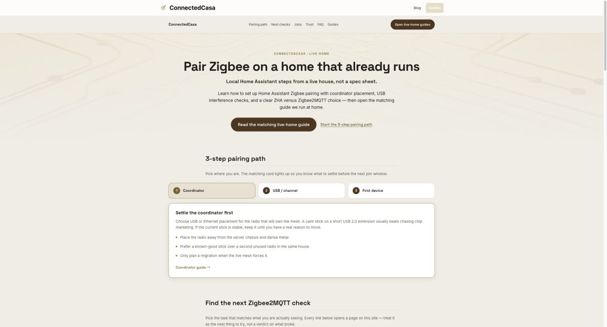 ConnectedCasa screenshot