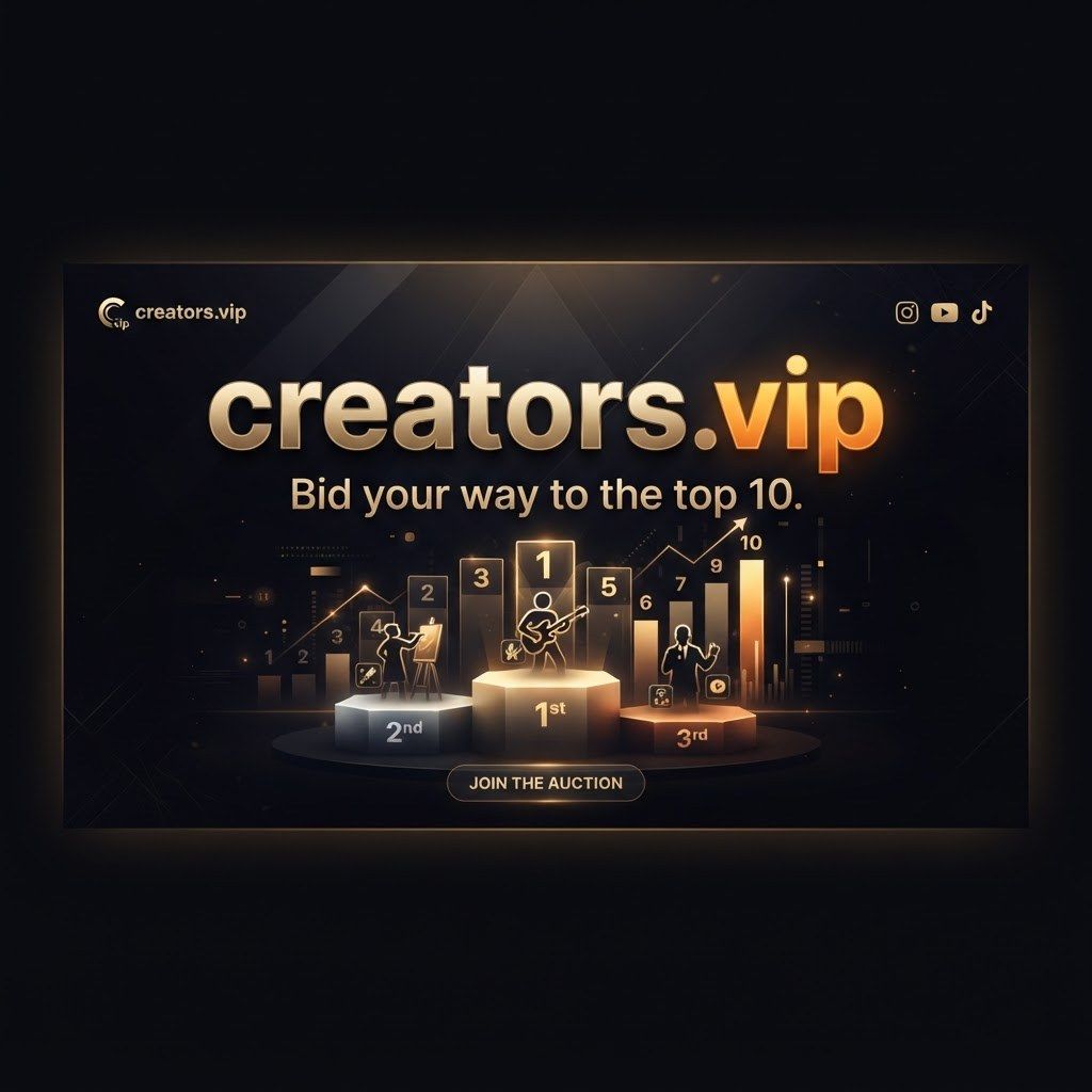 creators.vip website screenshot