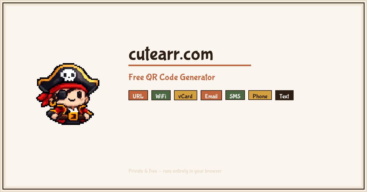 CuteArr website screenshot