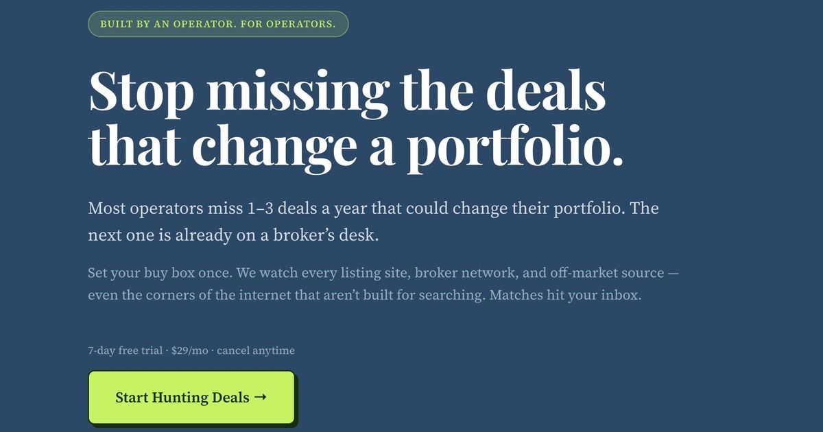 DealGro website screenshot