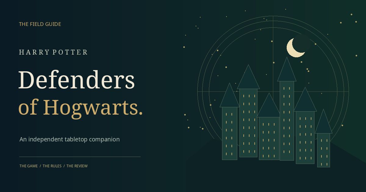 Defenders of Hogwarts Field Guide website screenshot