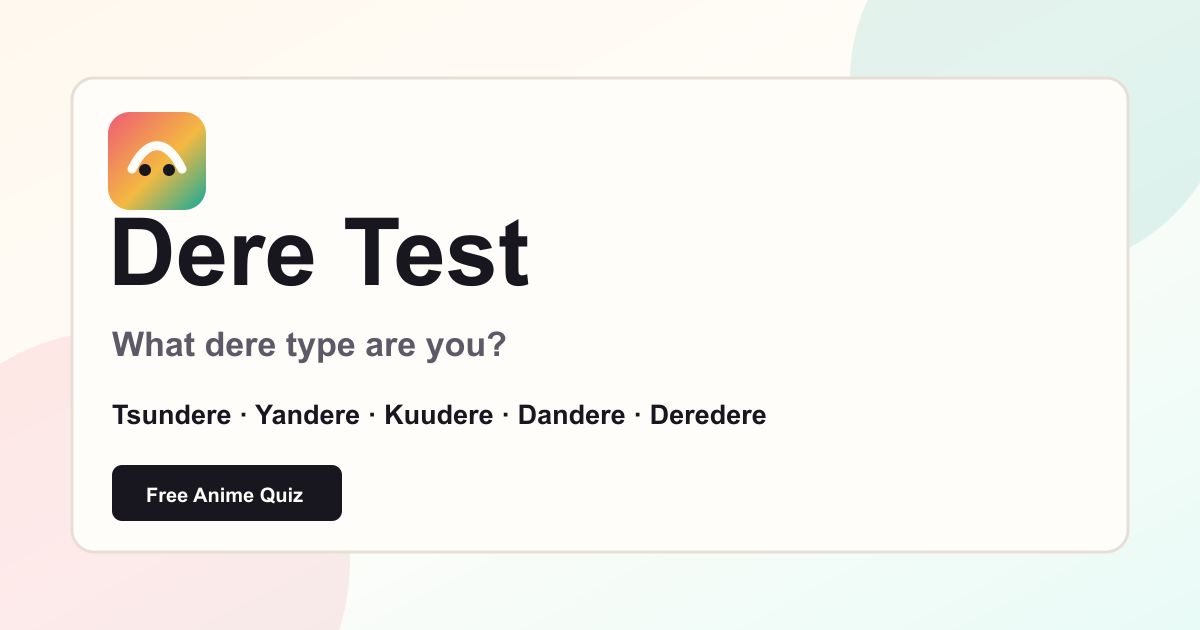 Dere Test website screenshot