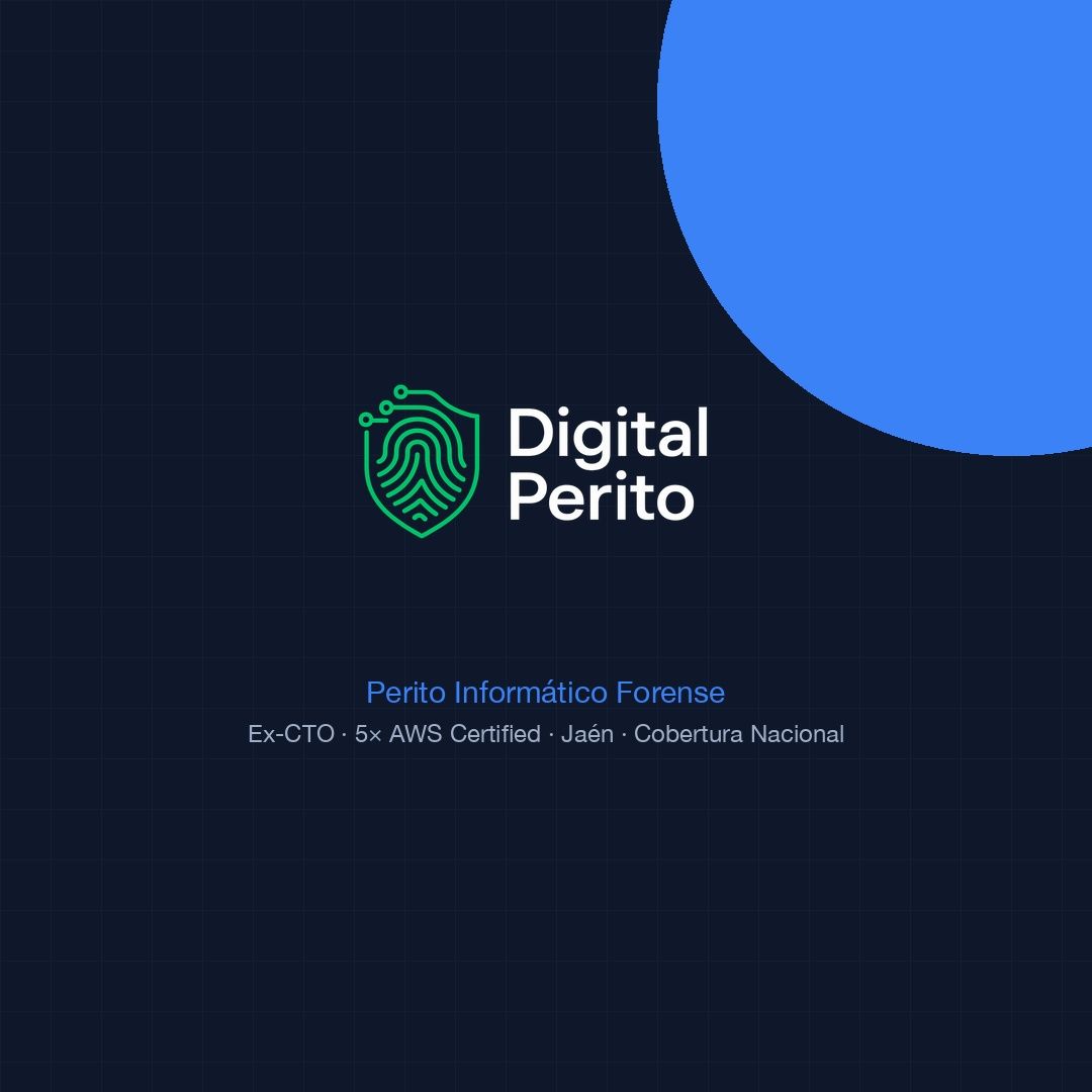 Digital Perito — Perito Informático Forense screenshot