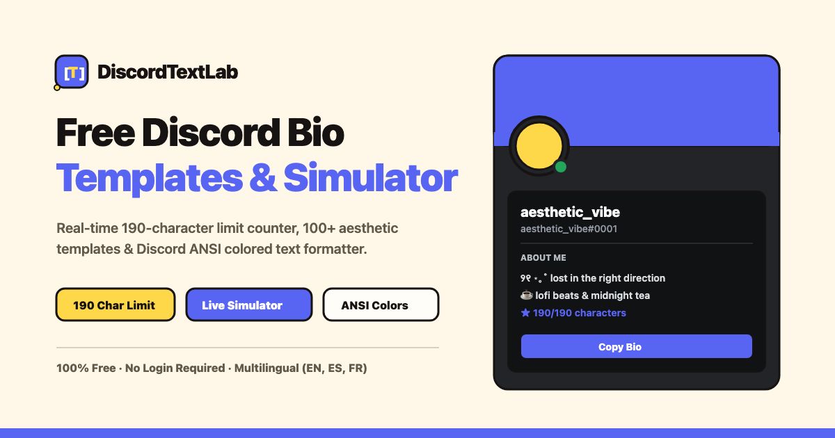 Discord Text Lab screenshot