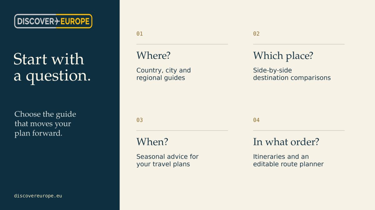 Discover Europe website screenshot