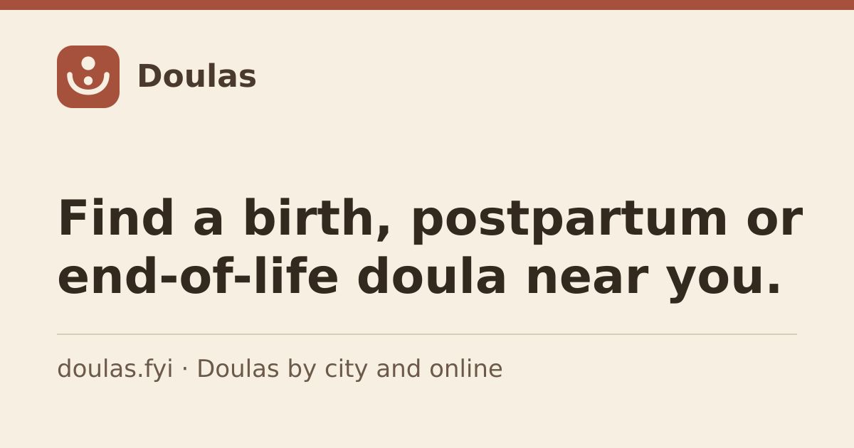 Doulas website screenshot