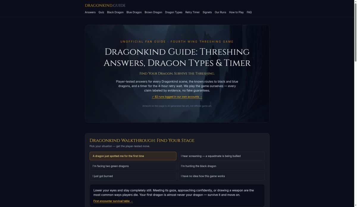 Dragonkind Guide screenshot