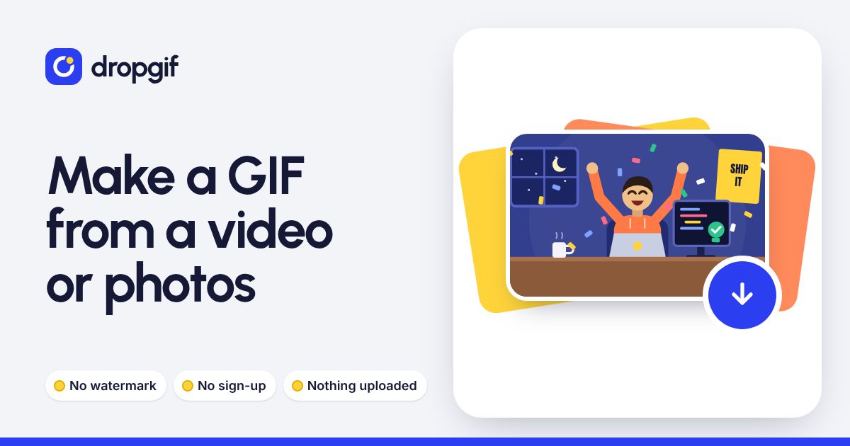 DropGIF website screenshot