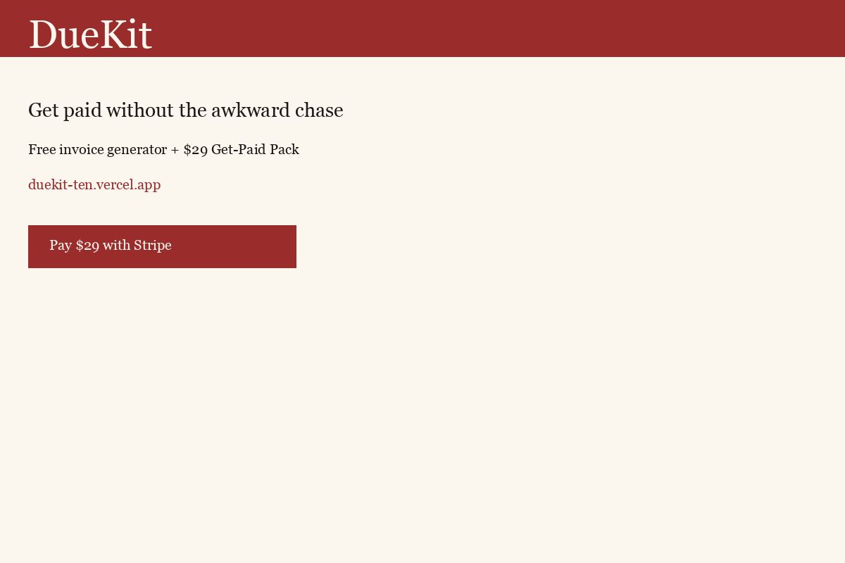 DueKit screenshot