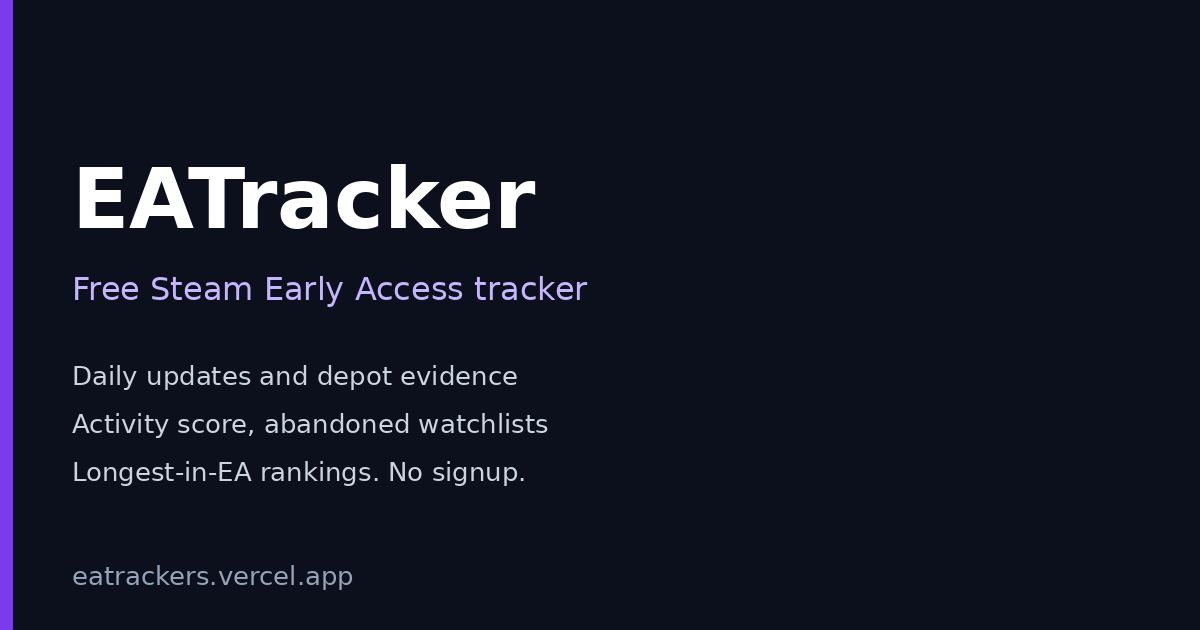 EATracker screenshot