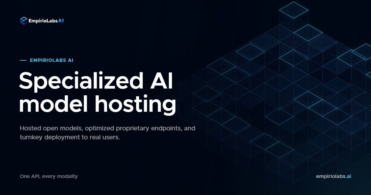 EmpirioLabs AI website screenshot