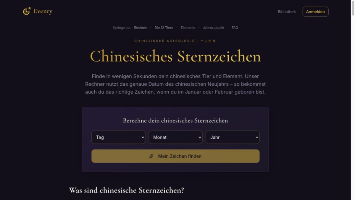 Evenry website screenshot