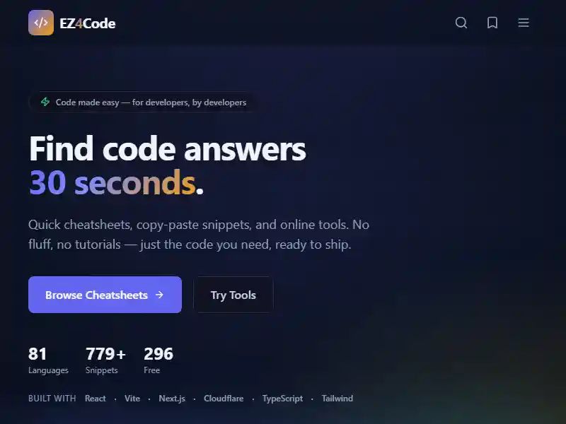 EZ4Code screenshot