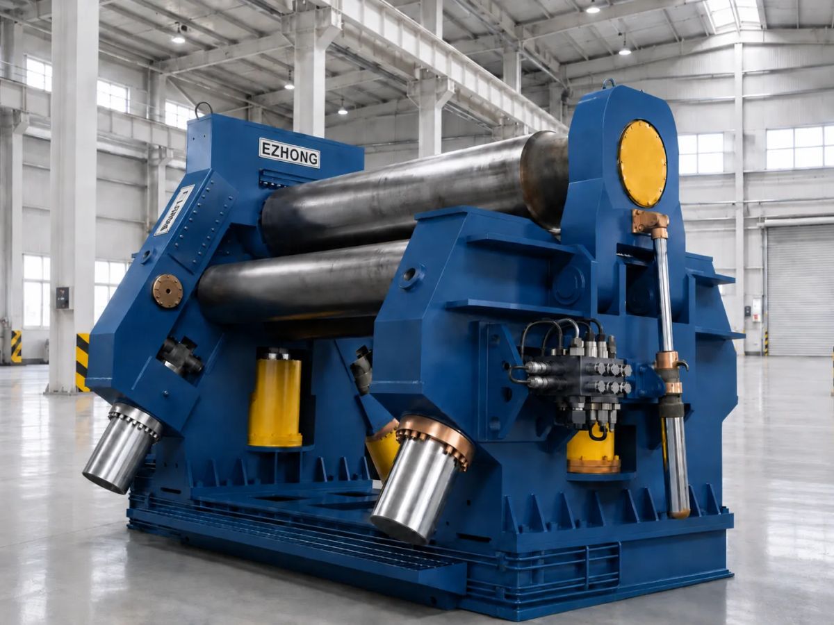 EZHONG — Heavy Plate Forming Equipment website screenshot