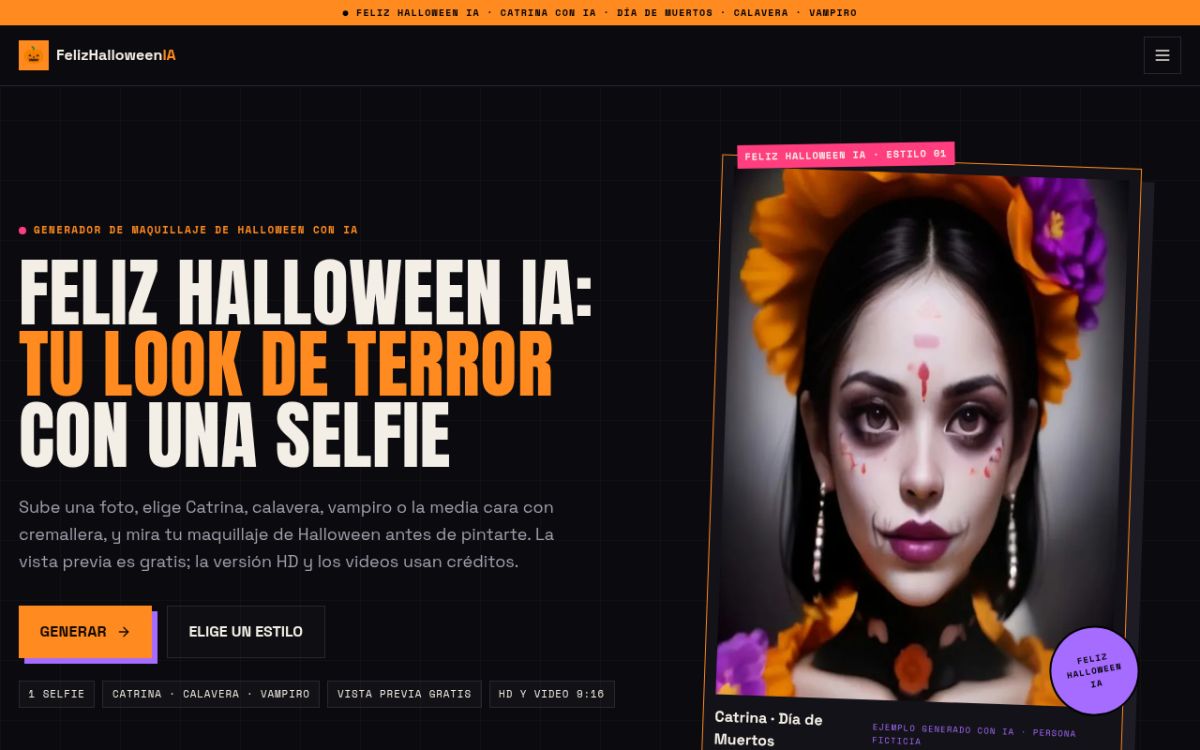 Feliz Halloween IA screenshot